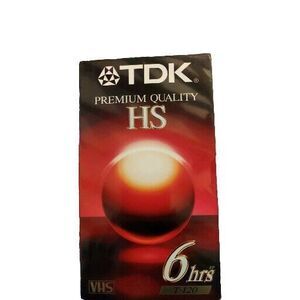 New VHS, Brand New, TDK T-120HS High Standard VHS Video Tape - SEALED